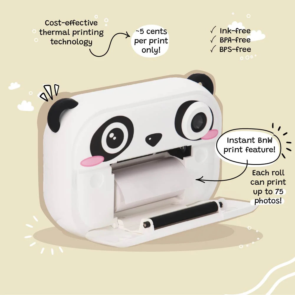 Panda Instant Print Digital Camera