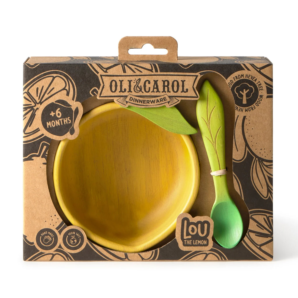 Lou The Lemon Bowl & Spoon Set