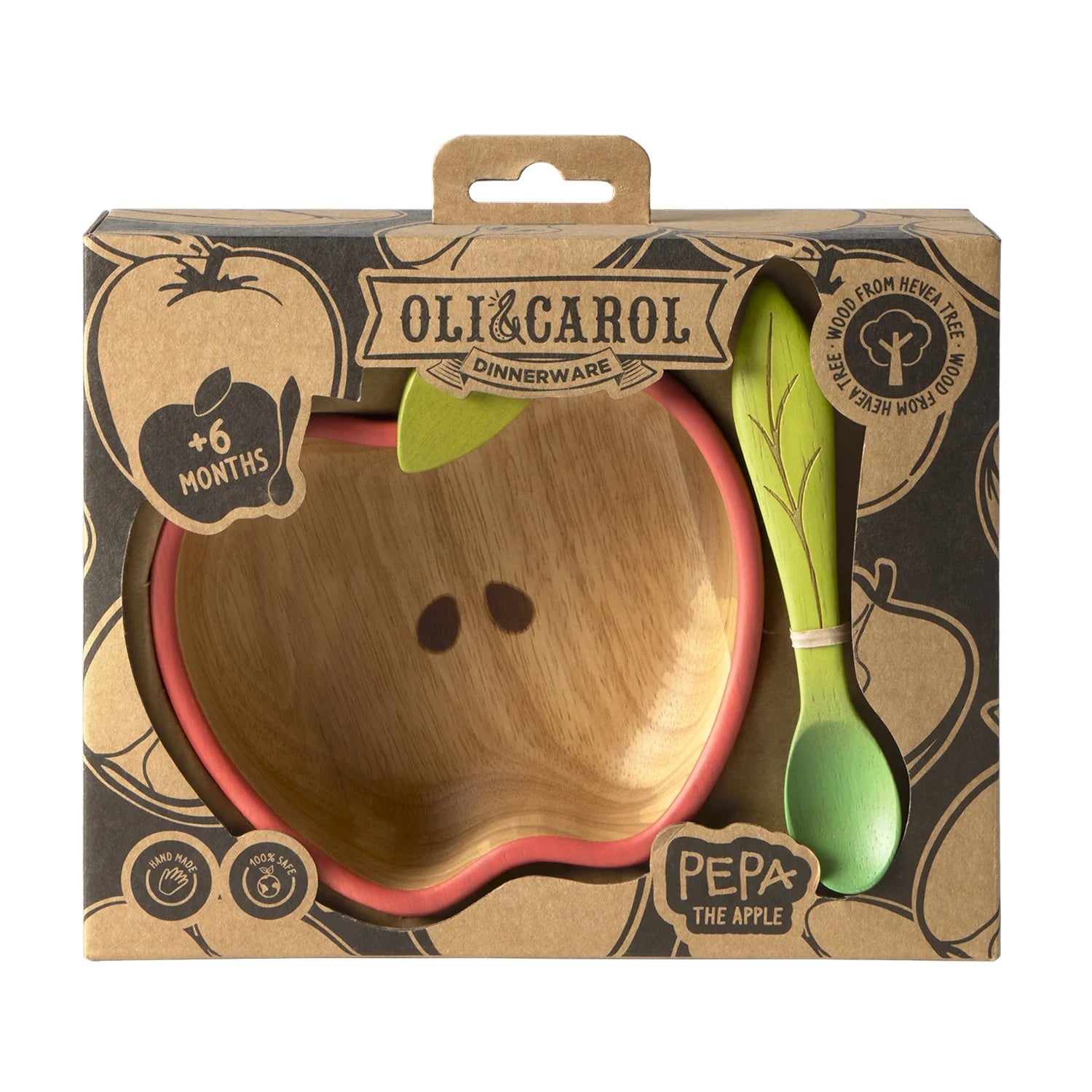 Pepa The Apple Bowl & Spoon Set
