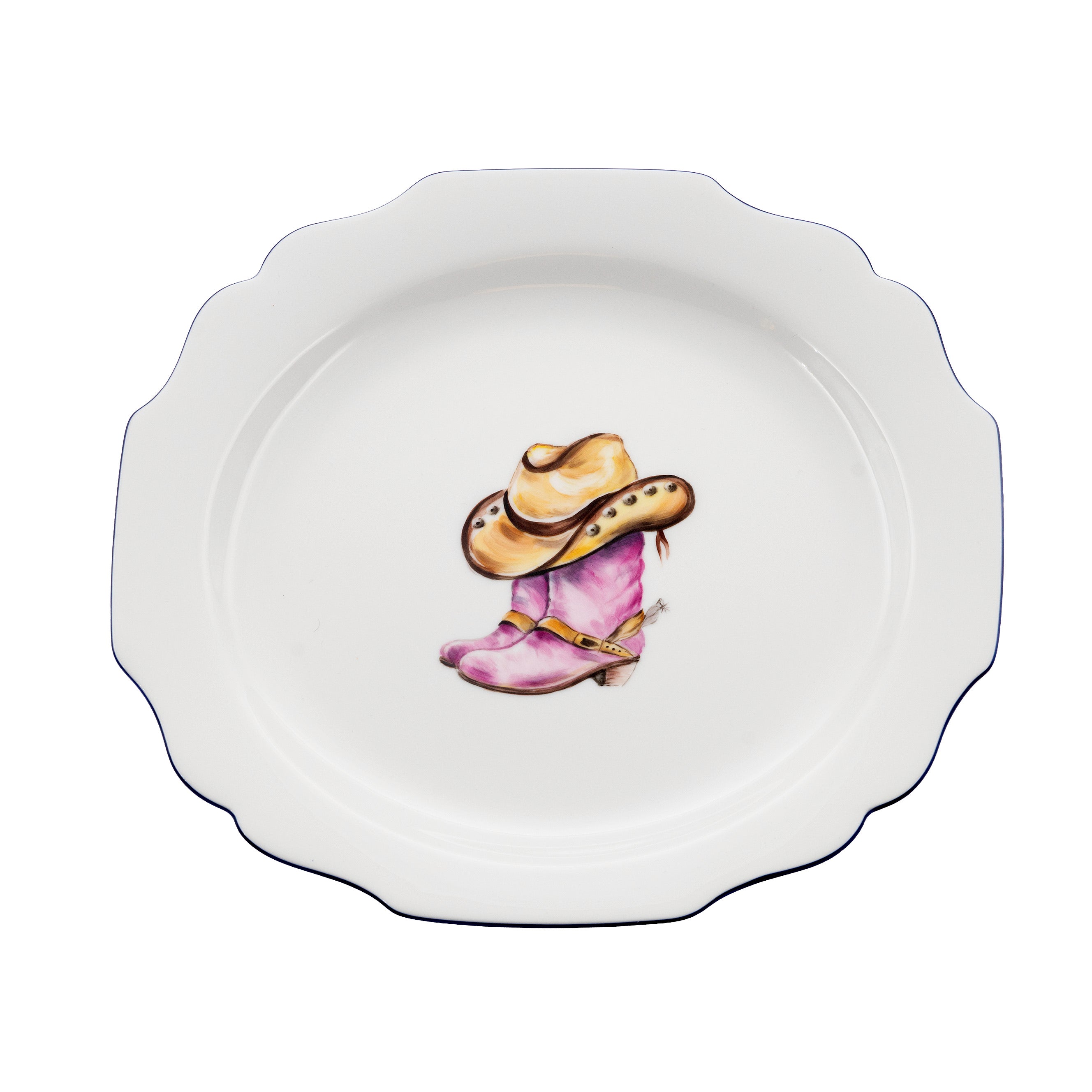 fête Exclusive Cowboy Starter Plate