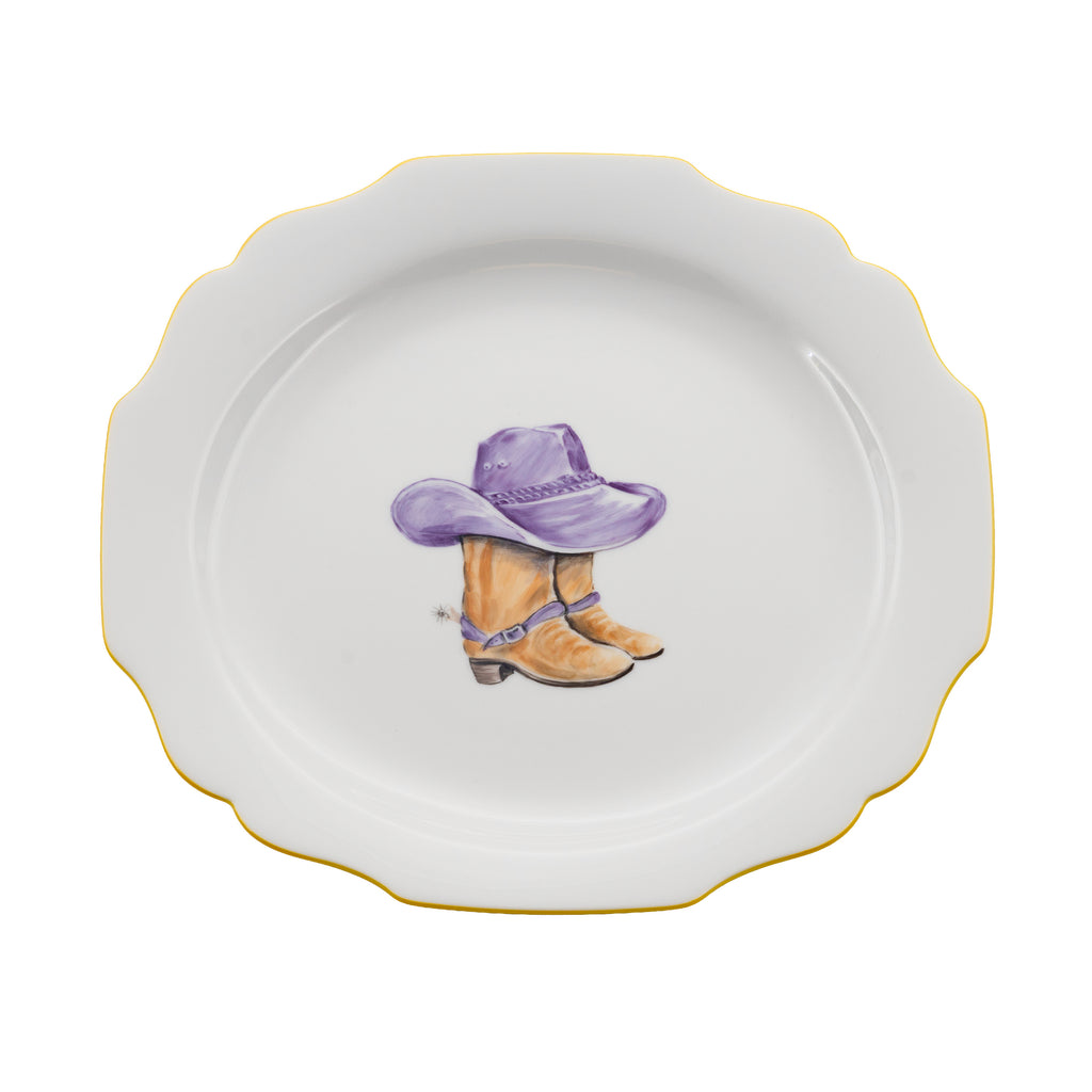 fête Exclusive Cowboy Starter Plate