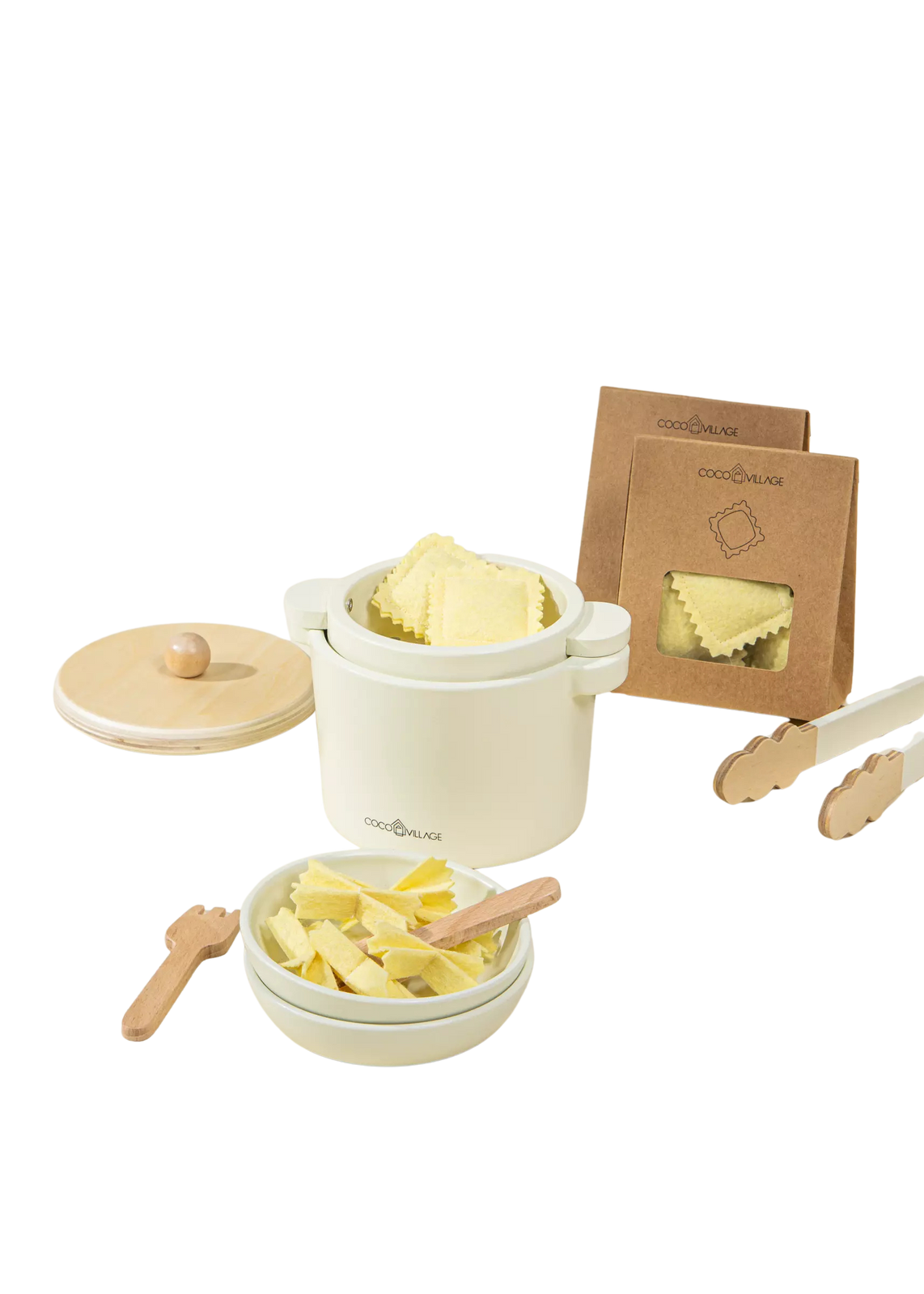 Wooden Pasta Play Set
